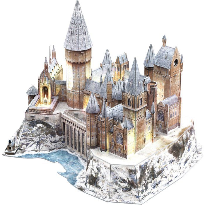3D Puzzle - Illuminated Hogwarts Castle - EXPLORA - 540302 - Harry Potter Licence - From 8 Years