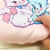 MORIPiLO Swimmer Gingham Check Die-Cut Cushion - Pink