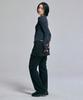 AWESOME STUDIO Layered Skirt Pants Black