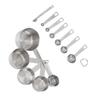 12 Pcs Stainless Steel Measuring Cups Spoons Set Kitchen Measuring Tools for Cooking Baking