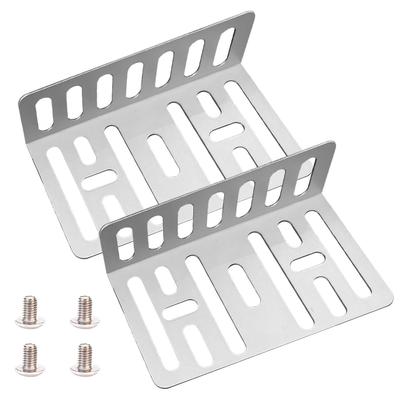 Set of 2 Metal Durable Double 2 DIN Car Radio Frames - Universal Fitting