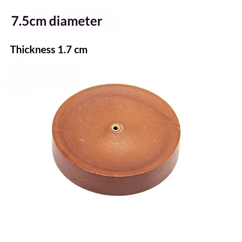

Natural Wood Incense Holder with Brass Insert, Handmade Incense Burner for Sticks & Ash Catcher