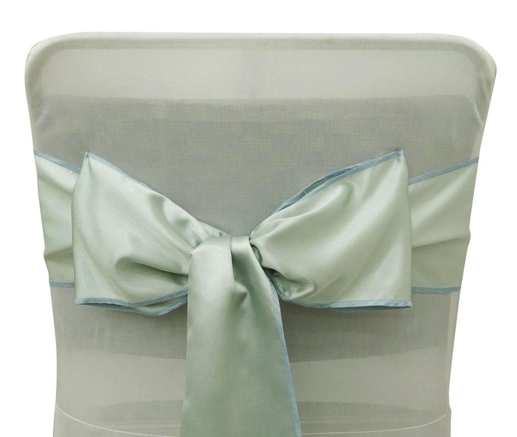 Darling Souvenir Pack Of 75 Satin Chair Sashes Bow Sash For Wedding & Events Supplies Party Decoration Chair Cover Sash - Colors