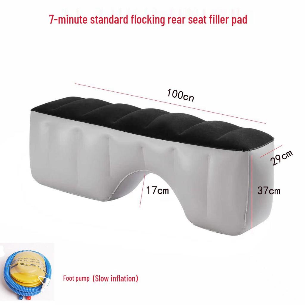 Inflatable Car Mattress Support: Universal Rear Seat Air Cushion for Children