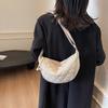 Popular Armpit Bag Autumn and Winter New Popular Fashion Canvas Light Commuter Shoulder Dumpling Bag Women