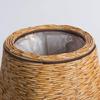 Practical Miniature Garden Accessories Flower Pot Container Holder Combining Functionality And Stylish Woven Appearance