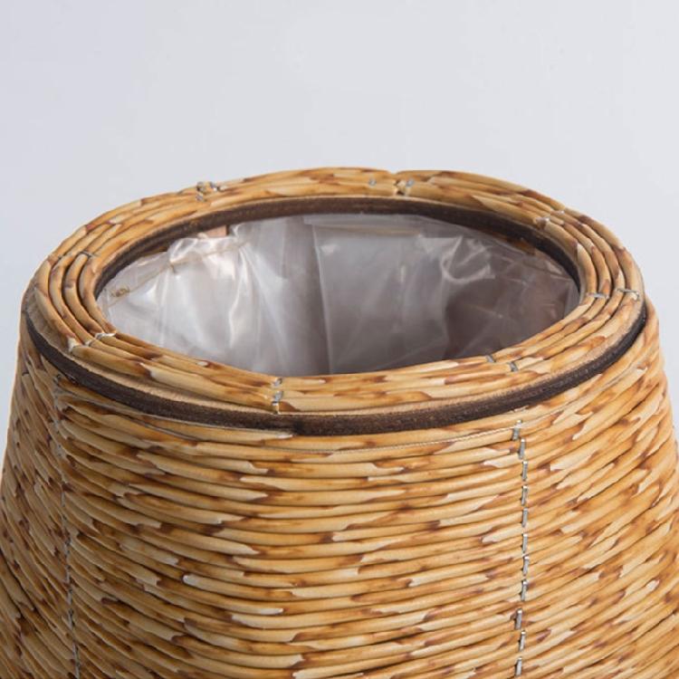Practical Miniature Garden Accessories Flower Pot Container Holder Combining Functionality And Stylish Woven Appearance