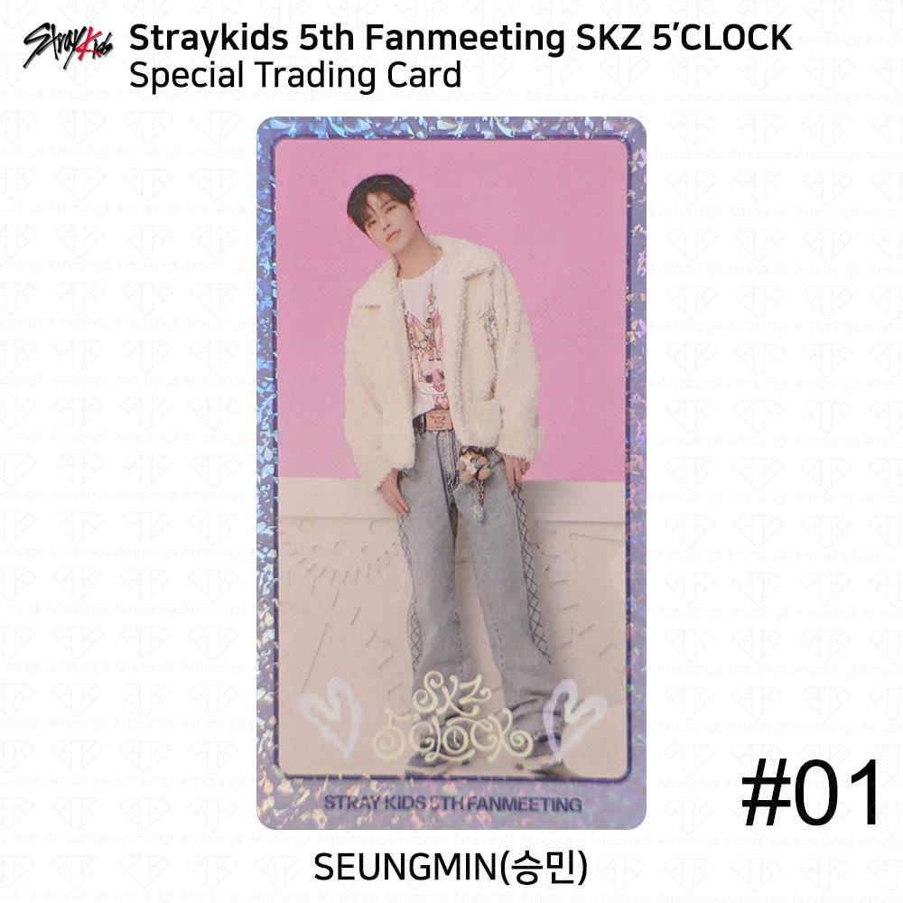 

STRAY KIDS 5th Fanmeeting SKZ 5 CLOCK Официальная MD Специальная коллекционная карточка KPOP Seungmin -Trading Card #1