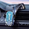 Car Phone Holder with Suction Cup Multi-Angle Adjustable Universal Phone Mount Vacuum Suction Dashboard Holder for Navigation