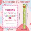 48 Pieces Valentine'S Day Gifts Rulers And Cards Bulk 12 Styles Colorful Valentine Accessories For Party Favors Supplies Classro