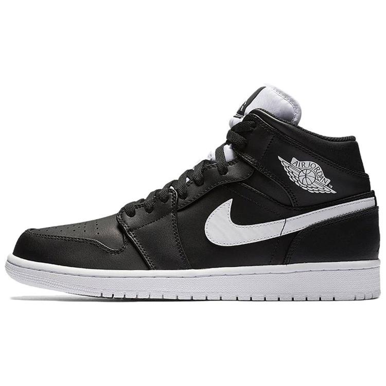 Air Jordan 1 Retro Mid Black White Men s 554724-038 EU 41