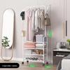 Zhaiwanjia 5-Tier Rolling Clothes Rack
