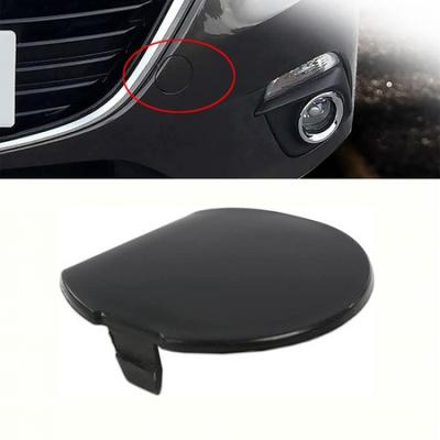 1x Front Bumper Bracket Tow Eye Hook Cover Cap Primer For Mazda 3 2014 2015 2016