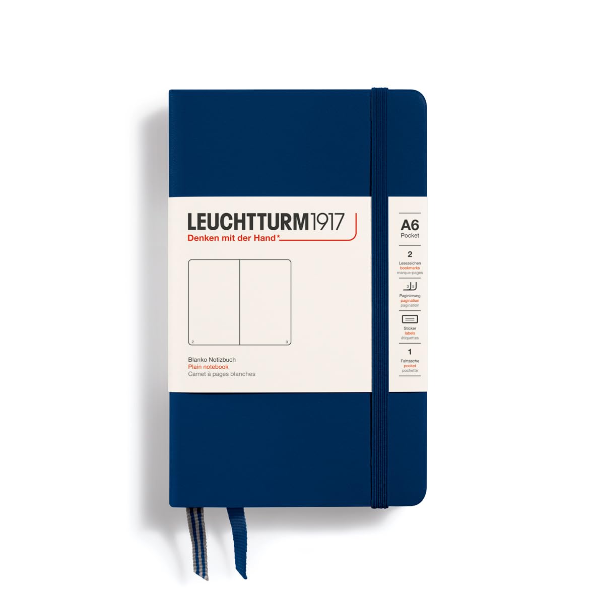 

Leuchtturm Note A6 Plain Navy 342920 Regular Imported Product