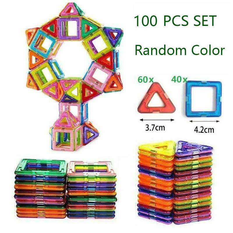 Magnetic Building 3050100pcs Blocks Construction Educational Kids Toys Magic