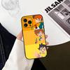 Inazuma Anime E-Eleven Handyhülle Für iPhone 17,16,15,14,13,12,11 Plus,Pro Max,XS,Weiche Silikon Schwarze Hülle