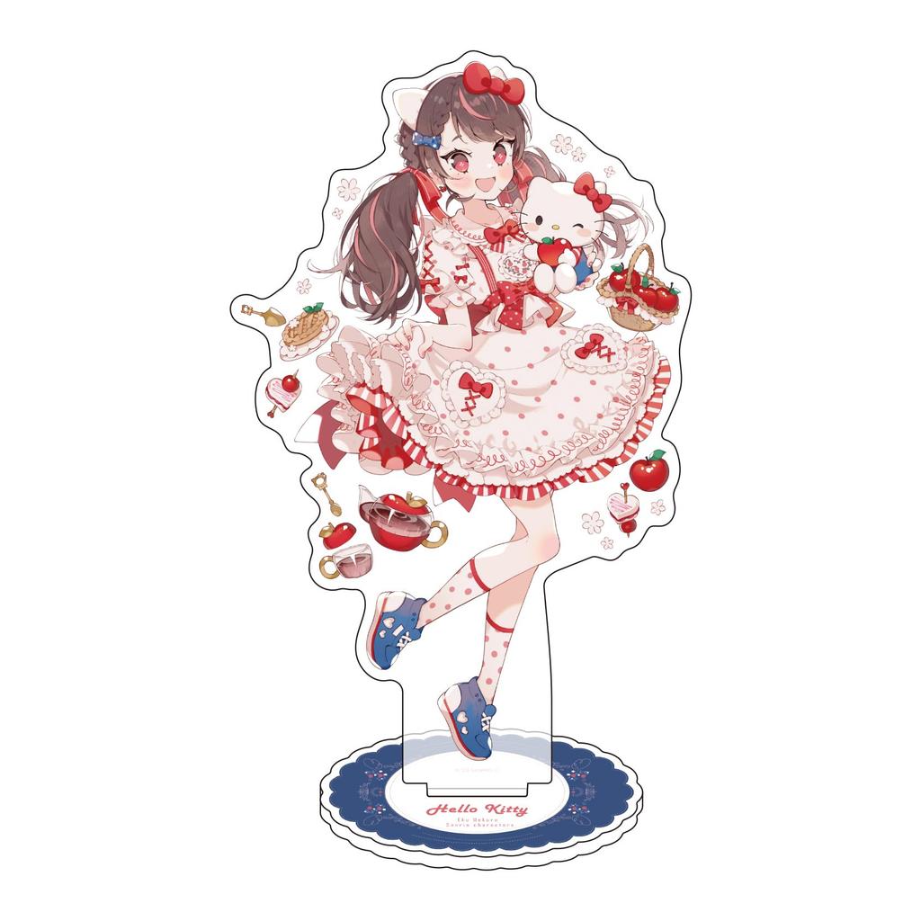Eku Uekura x Sanrio Characters 01 Hello Kitty [Original Illustration] Character Acrylic Figure