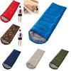 Adult Camping Sleeping Bag With Envelope Design And Warm Filling For Spring And Fall Adventures