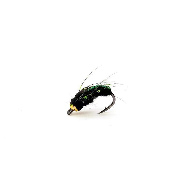 Egret Fly LF274B Kung Fu Small and Big Green Wing Нахлыстовая приманка 8# Single зелёный