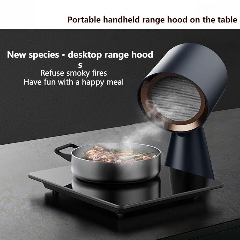 Gospodarstwo Domowe Mały Blatowy Okap Kuchenny Przenośny Oczyszczacz Rozkładu Oparów Olejowych Mini Ręczne Urządzenie do Odprowadzania Dymu