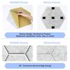 12Pieces Acoustics Foam Wall Tiles Hexagonal Foam Panel Polyester Fiber Wall Panels for Quiet Study Spaces Libraries