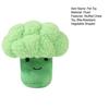 Plush Vegetable Dog Toy Squeaky Broccoli Eggplant Dog Chew Toy Cute Stuffed Scallion Chili Pepper for Puppy Teething Interactive Play