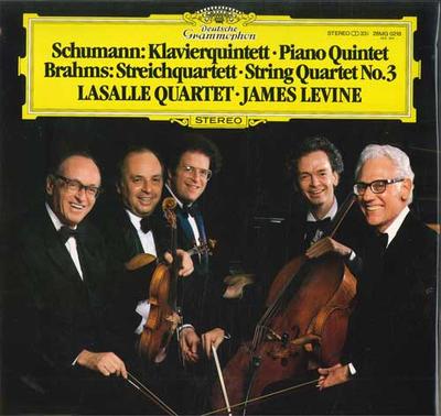 LP Record LASALLE QUARTET JAMES LEVINE  Schumann Piano Quintet In E Flat M 28MG0218 DEUTSCHE GRAMMO 1982 Japan Classical Used