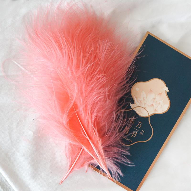 50Pcs Fluffy Turkey Marabou Feather 10-15Cm Turkey Feathers Decoration Accessories For Jewelry Clothes Wedding Plumes DIY Crafts