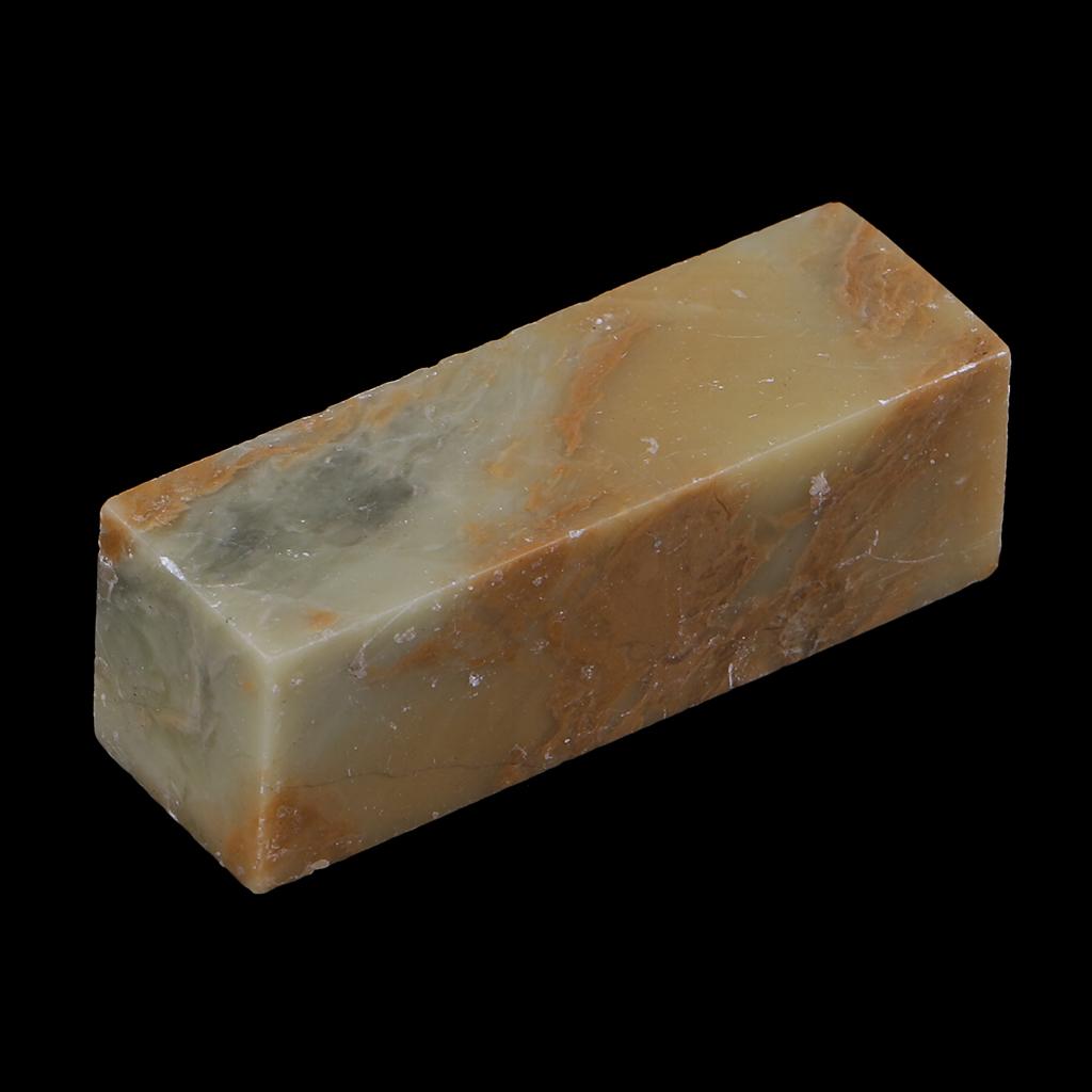 Painting Brush Seal Qingtian Stone Stamp Stone Ornament for Home Desk Decor Chinese Stamp Stone Crafting Supplies