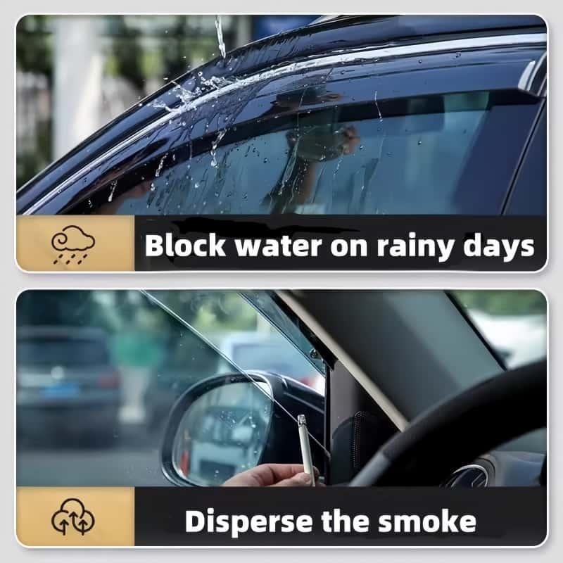 For Toyota Camry 2007-2025 2024 Car Styling Accessories Window Visor Deflector Window Rain Guard Cover Stainless Steel Trim