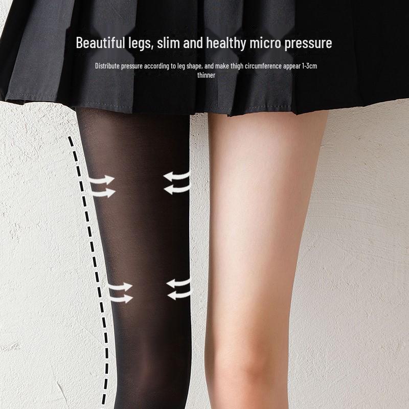 "Women's Slimming Black Stockings - Summer Thin Style"
