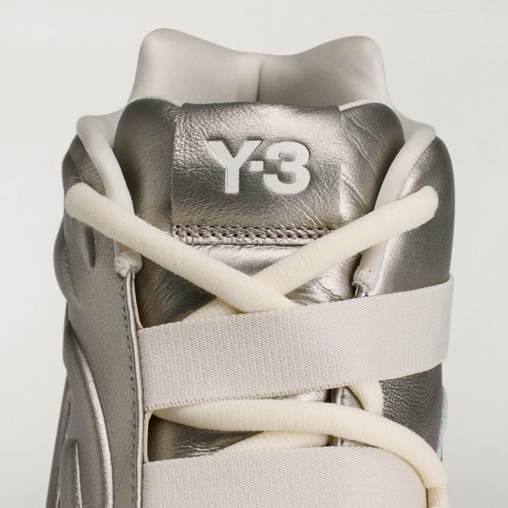 adidas Y-3 MEGABALL KI7798 Unisex Y-3 Sneakers Silver Metallic / Silver Metallic / Off White
