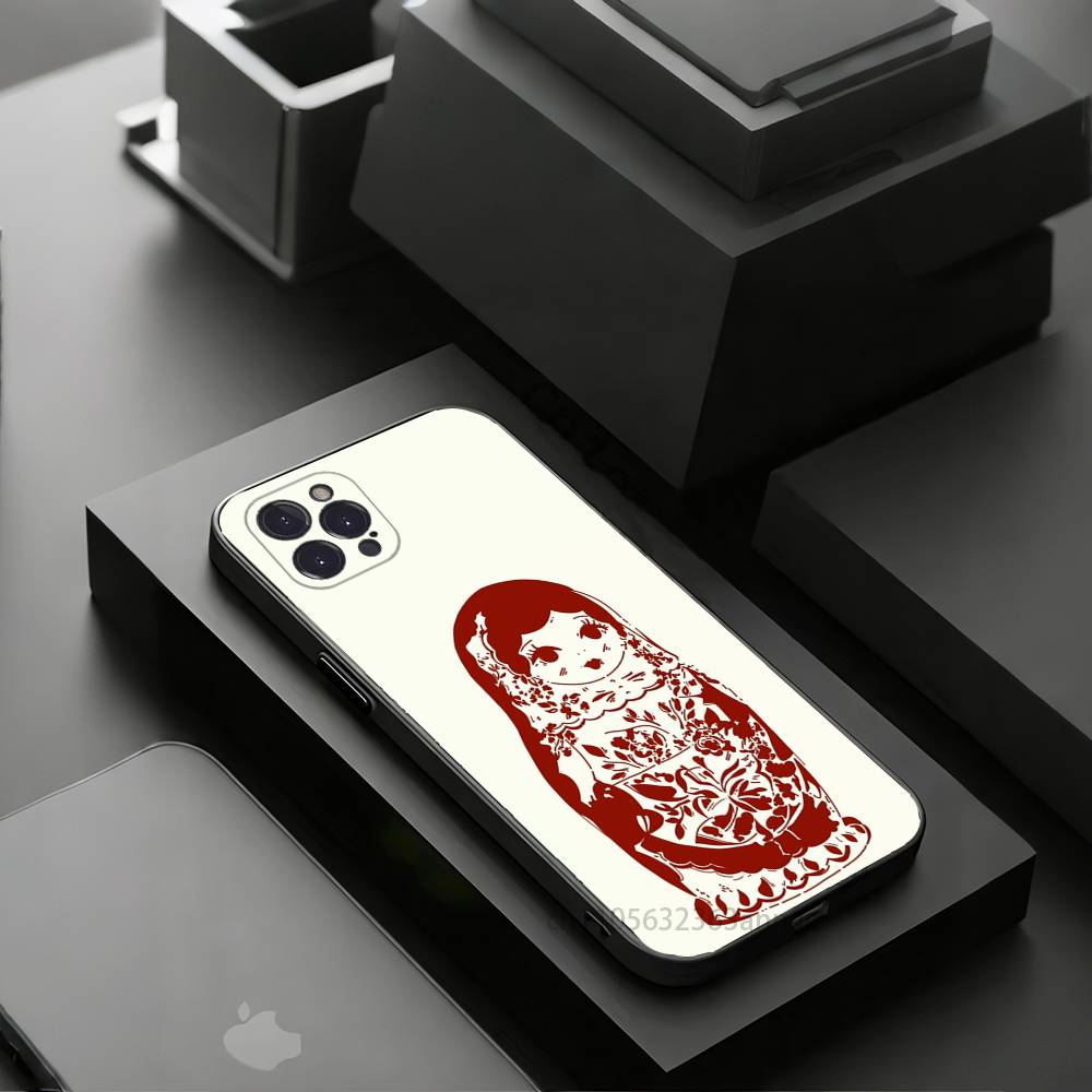Cute Cool Russian Art Matryoshka Phone Case for iPhone 11Pro 13 12 11 Pro Max 16e 17 Air 16 15 14 Plus 11ProMax