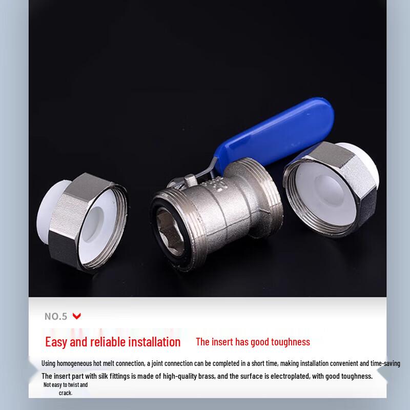 Saizesi Double Union PPR Ball Valve