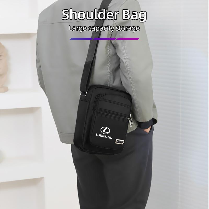 Csjway1 Car Men's Chest Bag Shoulder Waist Pack Card Holder Coin Accessories For Lexus UX250h RX450h CT200h RX400h NX300h RX350 RX300 GX