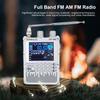 DP-666 TEF6686 Radio High Sensitivity Portable Full Band FM AM Short Wave Radio FM/LW/MW/SW DSP Receiver 2.8-inch LCD Screen