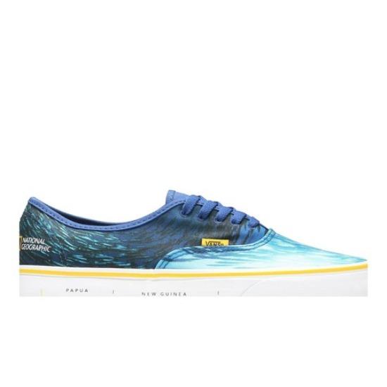 Vans National Geographic x Authentic 'Ocean' VN0A2Z5I002 Herrenschuhe