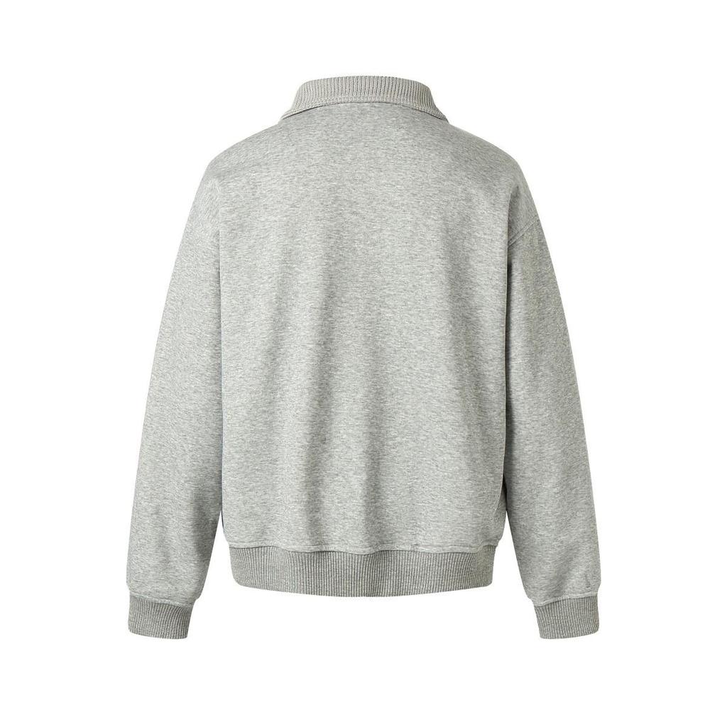 Felpa con mezza zip e fodera in pile RUIIENRS x 3QMODE Inverno 2025 Stile