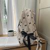 Student Schoolbag Women's Bow Large Capacity Backpack Laptop Backpack