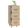 Sideboard Sonoma Oak 34.5 x 34 x 90 cm Engineered Wood