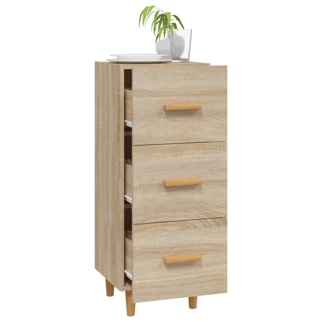 Sideboard Sonoma Oak 34.5 x 34 x 90 cm Engineered Wood