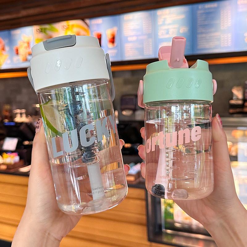 Pc Water Cup For Women With Straw For Office And Home Use