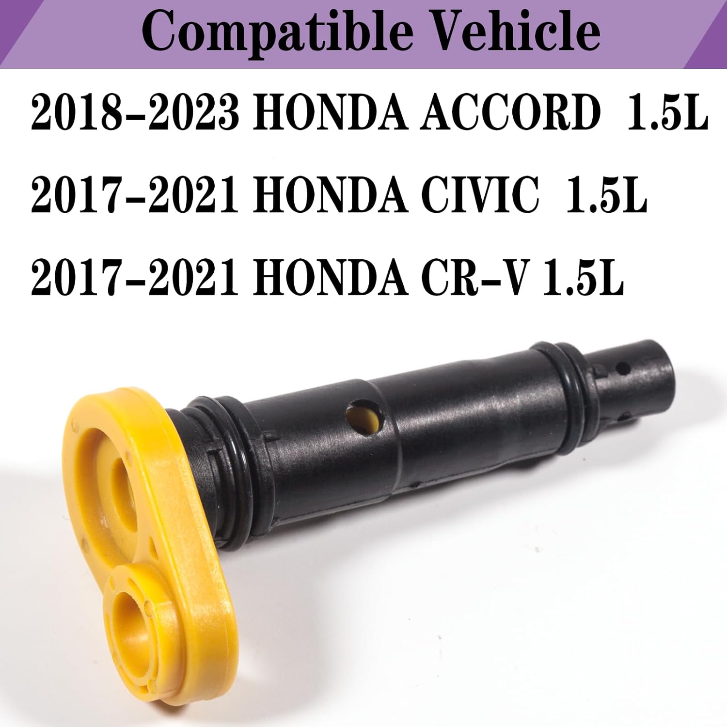 17130-59B-003 Для Honda Accord Клапан PCV 1.5 Accord 2018-2023, Civic 2017-2021, CR-V CRV 2017-2021 1713059B003 6P1424 V586 EMH970 2017 2018 2019 2020