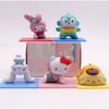 New Bowknot And Yoga Kuromi Cinnamoroll Blind Box Kawaii Mini Decorative Action Figure Trendy Toys Cute Girls Birthday Gift