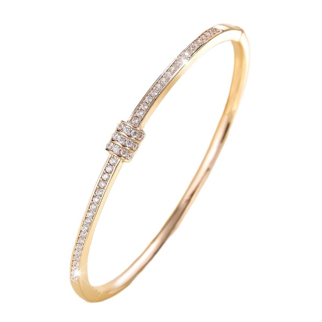 High-quality Zircon-encrusted Bracelet Korean Style Hand Jewelry Temperament Small Waist New Bracelet