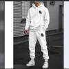 Men's Fleece Hooded Pullover & Sweatshirt Set - Autumn/Winter Casual Sportswear
