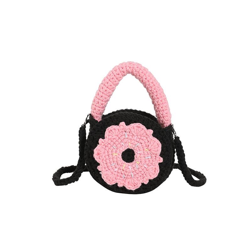Стильная и дышащая детская сумочка ручной работы с цветочным принтом для модных малышей BlackPink