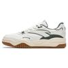 Men's Jiewan Retro Low Top Platform Casual Skate Shoes Off White Dark Green Gum Bottom 912348003-1