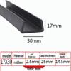U-Shaped Rubber Anti-Collision Edge Strip for Glass Sealing