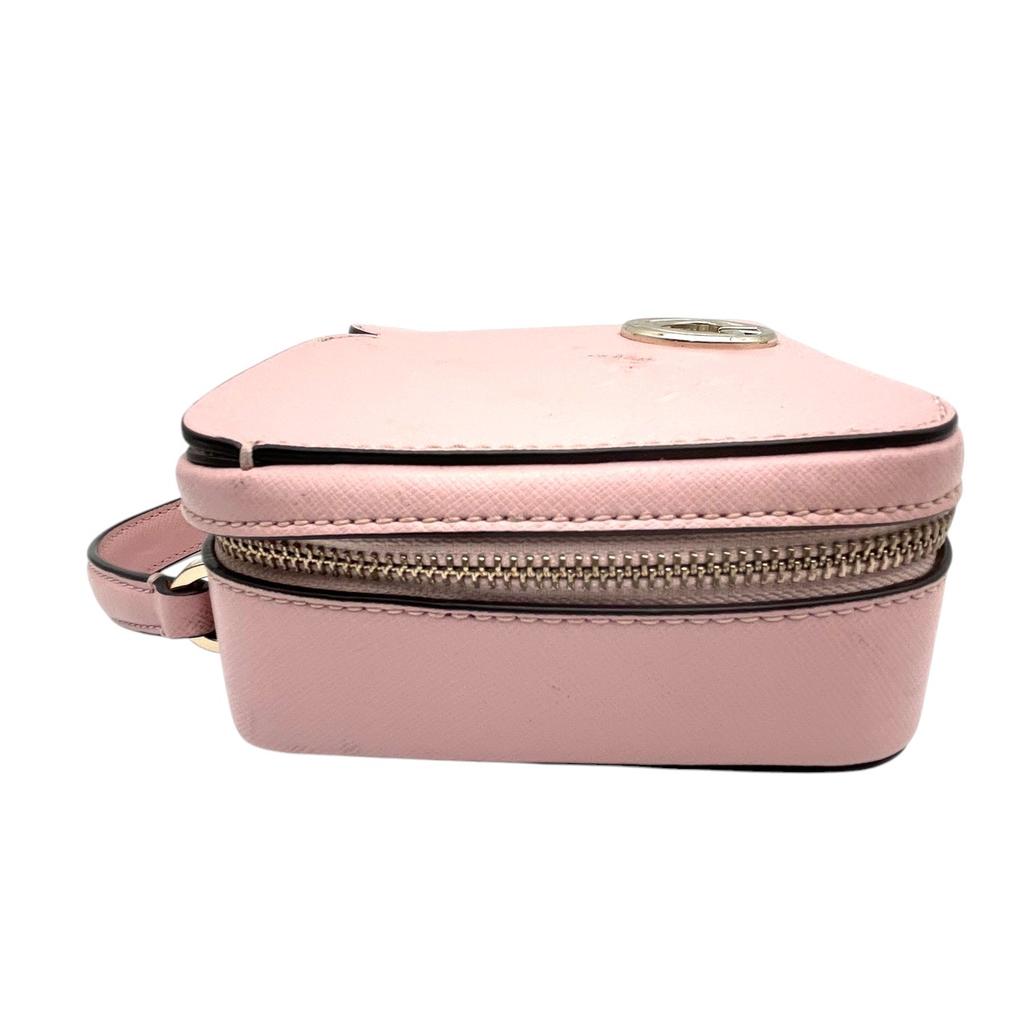 Used Kate Spade 2-way handbag/shoulder bag Vanity Vanity Mini Top Handle BagHandbag pink/black leather Women